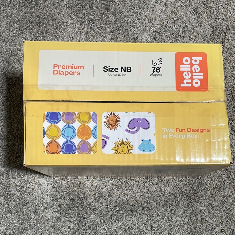 Premium Diapers - Yellow